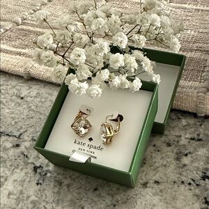 Kate Spade Gold and Crystal Earrings